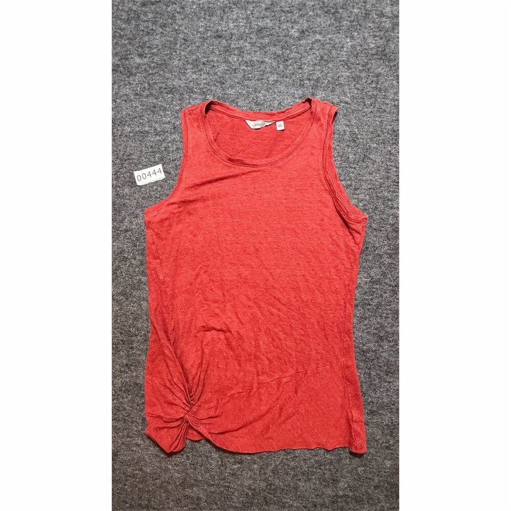 Athleta ZephyrTank Top Womens XS  Russet Rose Twist Knot Sleeveless Scoop Neck